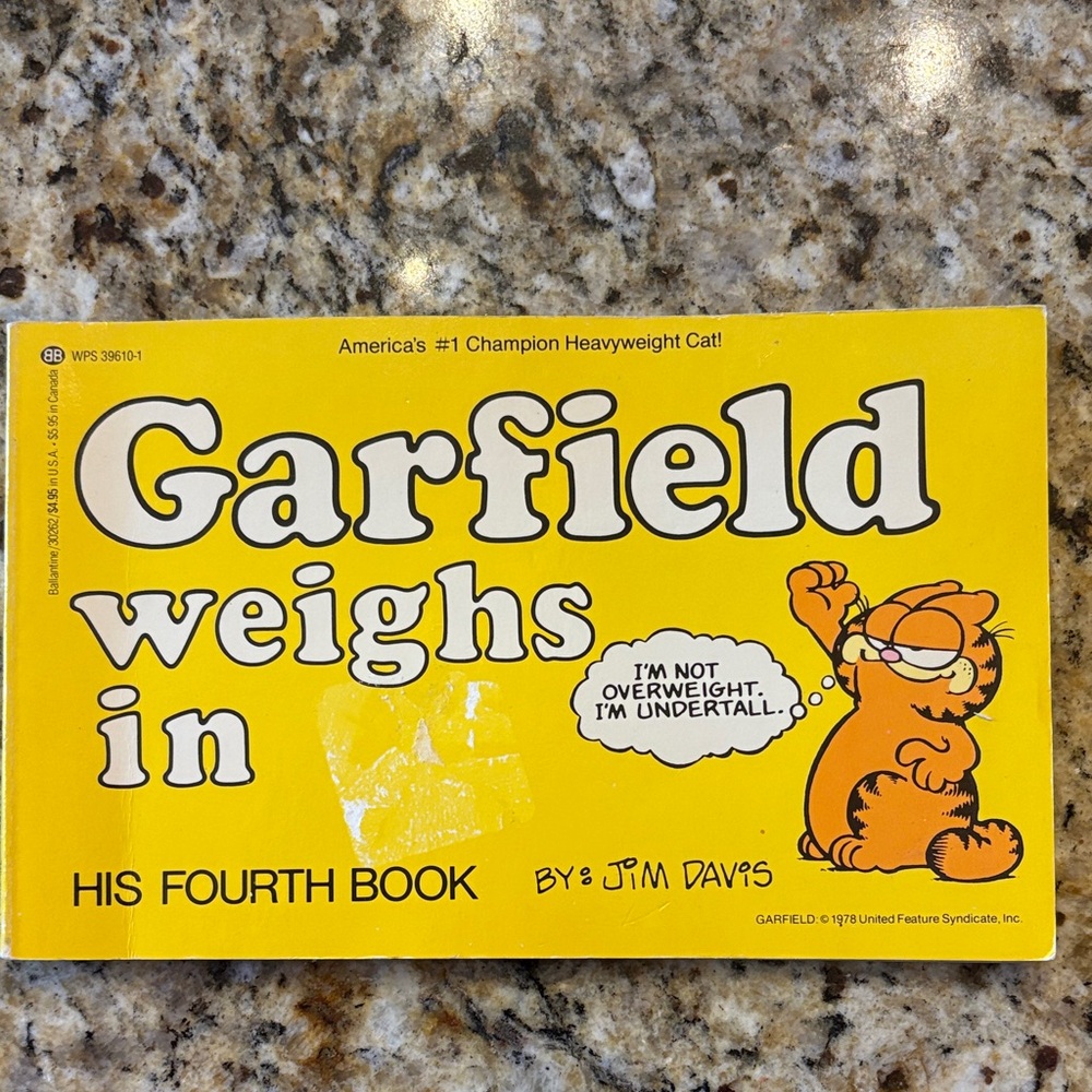 5 for $35- Garfield Weighs In Book 4th book